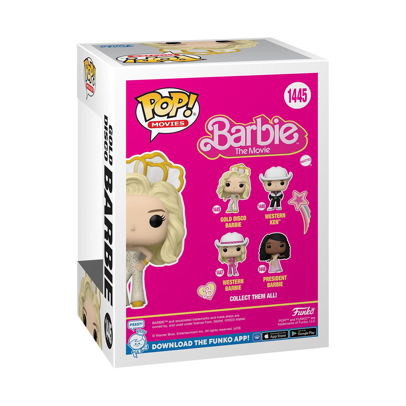 Foto 4 pulgar | Figura De Vinilo Coleccionable Funko Pop! Películas: Barbie Gold Disco - Venta Internacional.