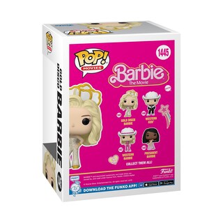 Foto 3 | Figura De Vinilo Coleccionable Funko Pop! Películas: Barbie Gold Disco - Venta Internacional.