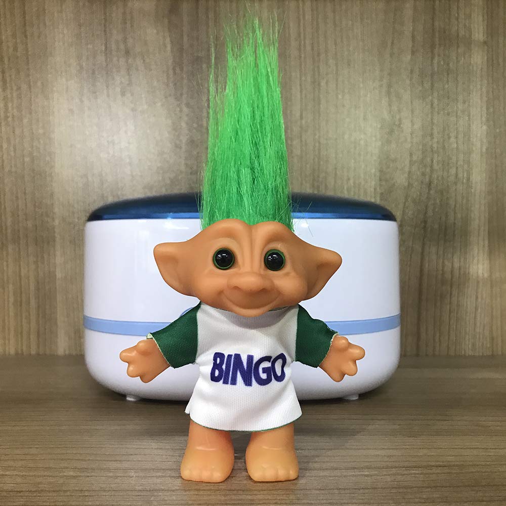 Foto 5 pulgar | Muñeca Troll Vintage Yintlilocn Lucky, Color Verde Cromático, 19 Cm - Venta Internacional.