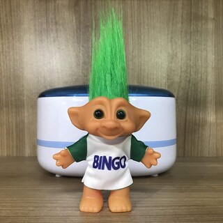 Foto 4 | Muñeca Troll Vintage Yintlilocn Lucky, Color Verde Cromático, 19 Cm - Venta Internacional.
