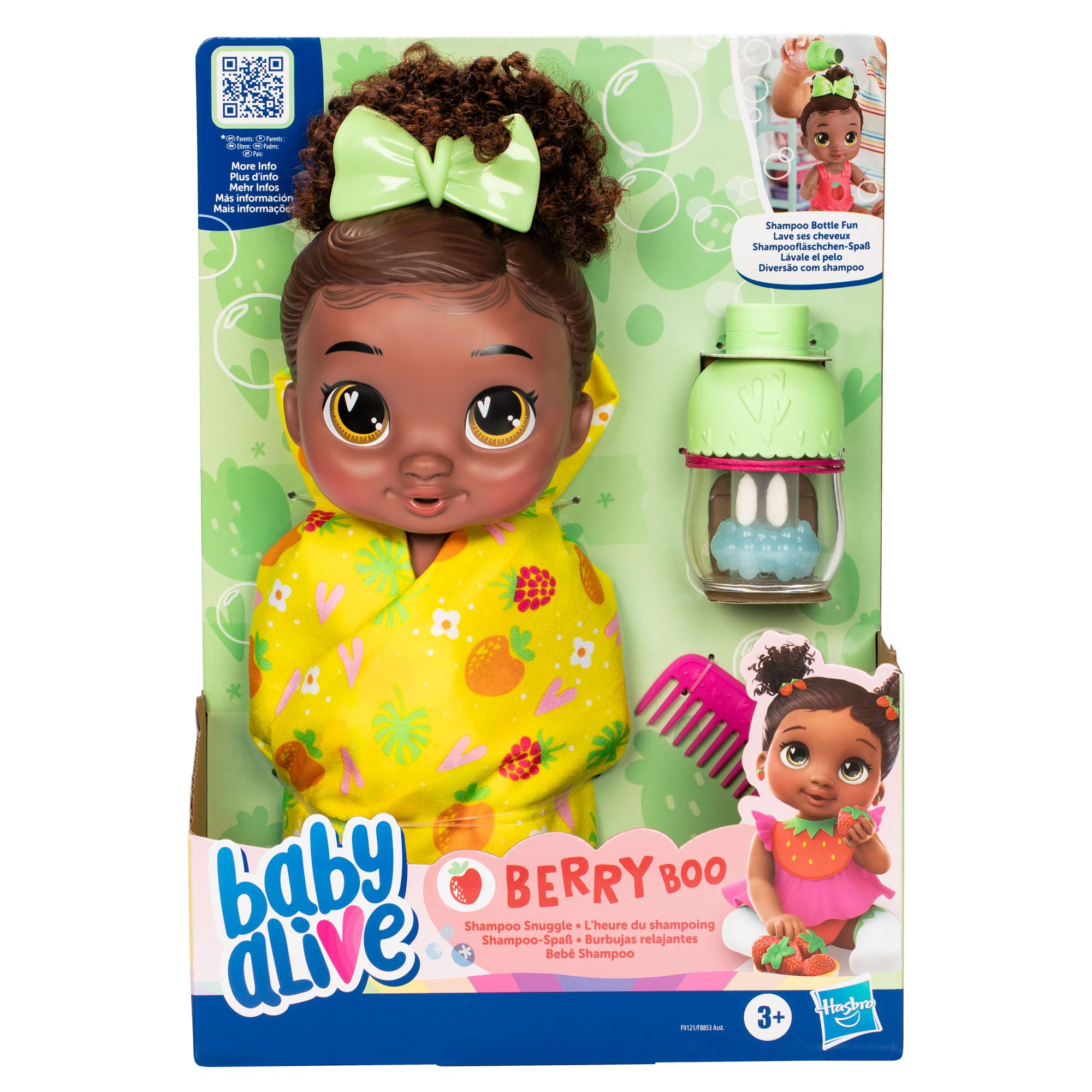 Foto 3 pulgar | Champú Water Baby Doll Baby Alive Snuggle Berry Boo - Venta Internacional.