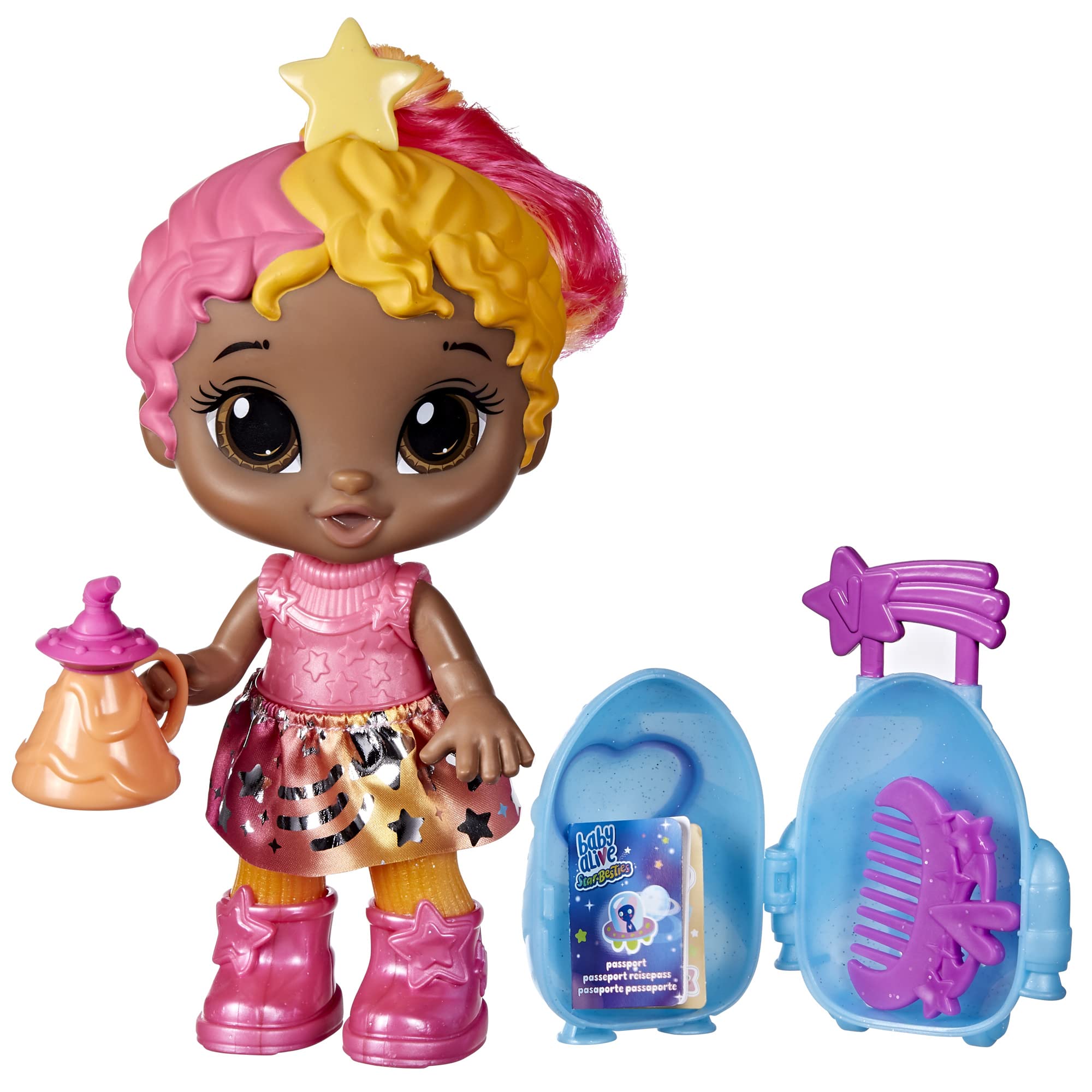Foto 3 pulgar | Muñeca Baby Alive Star Besties Bright Bella De 20 Cm Con Acceso. - Venta Internacional.