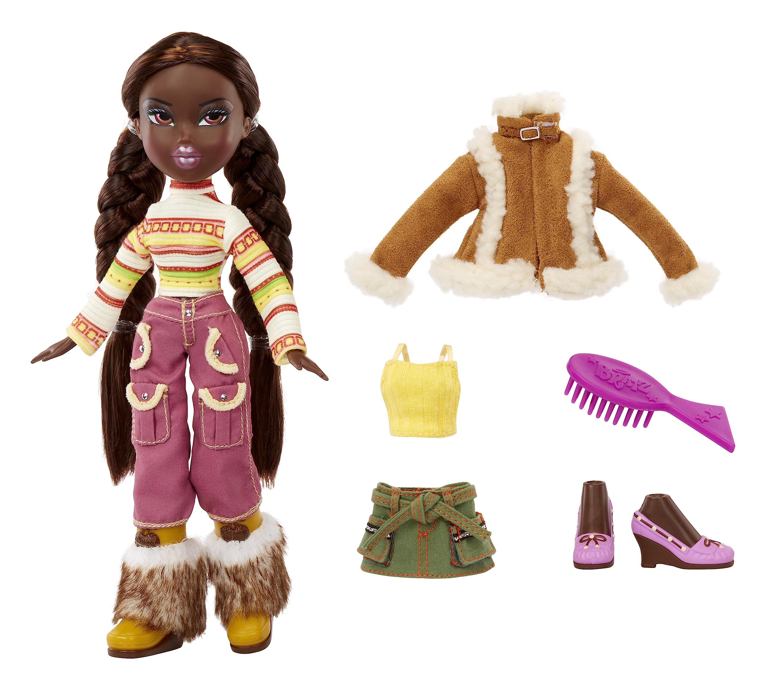 Foto 3 pulgar | Muñeca De Moda Bratz Felicia Serie 3 Con 2 Atuendos Y Póster - Venta Internacional.