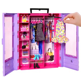 Foto 2 | Armario De Almacenamiento Barbie Fashionistas Ultimate Con 6 Perchas - Venta Internacional.
