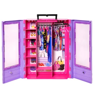 Foto 3 | Armario De Almacenamiento Barbie Fashionistas Ultimate Con 6 Perchas - Venta Internacional.