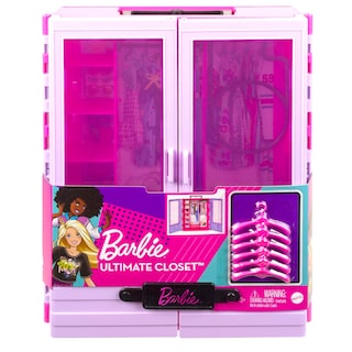 Foto 6 | Armario De Almacenamiento Barbie Fashionistas Ultimate Con 6 Perchas - Venta Internacional.