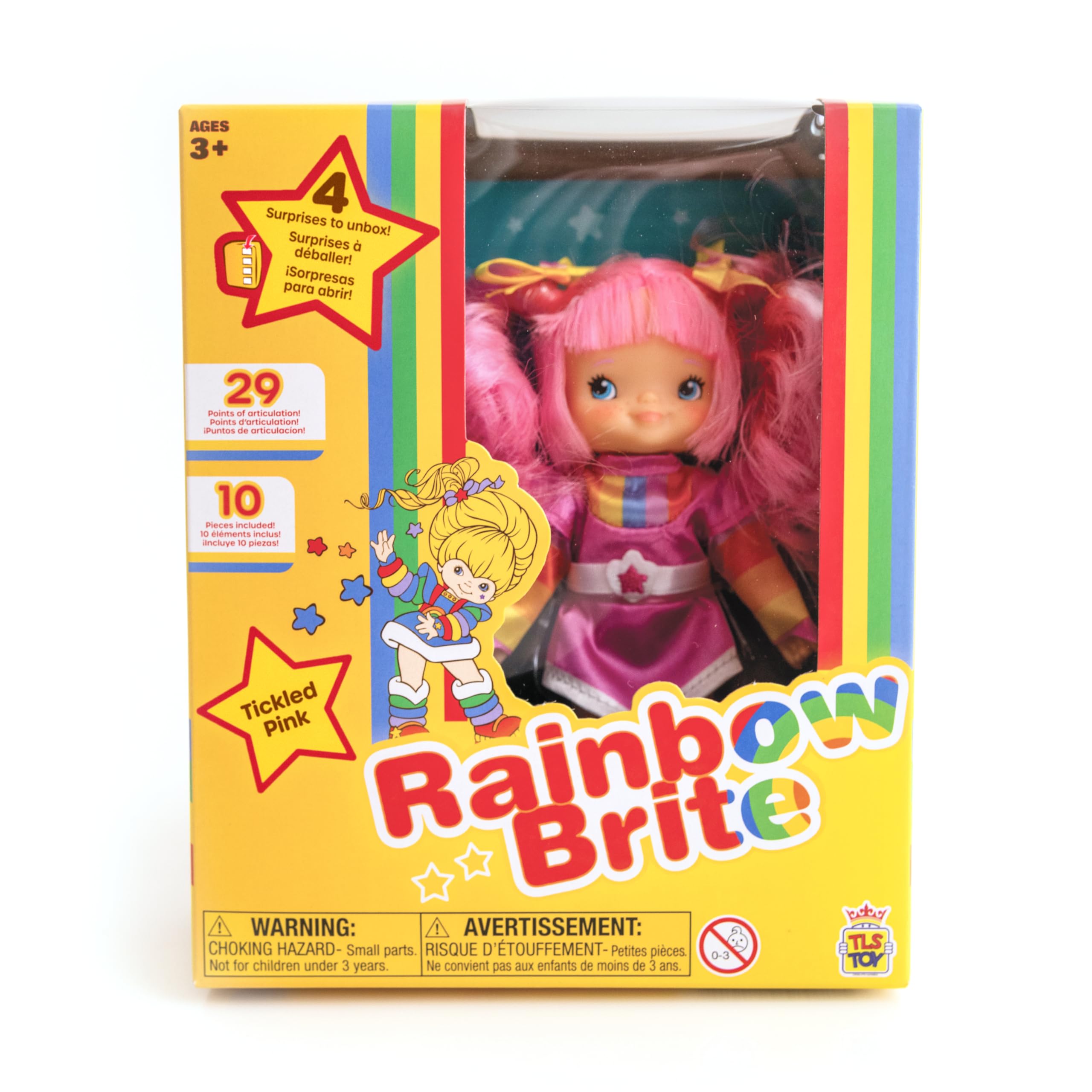 Foto 3 pulgar | Muñeca De Moda The Loyal Subjects Rainbow Brite Tickled Pink - Venta Internacional.