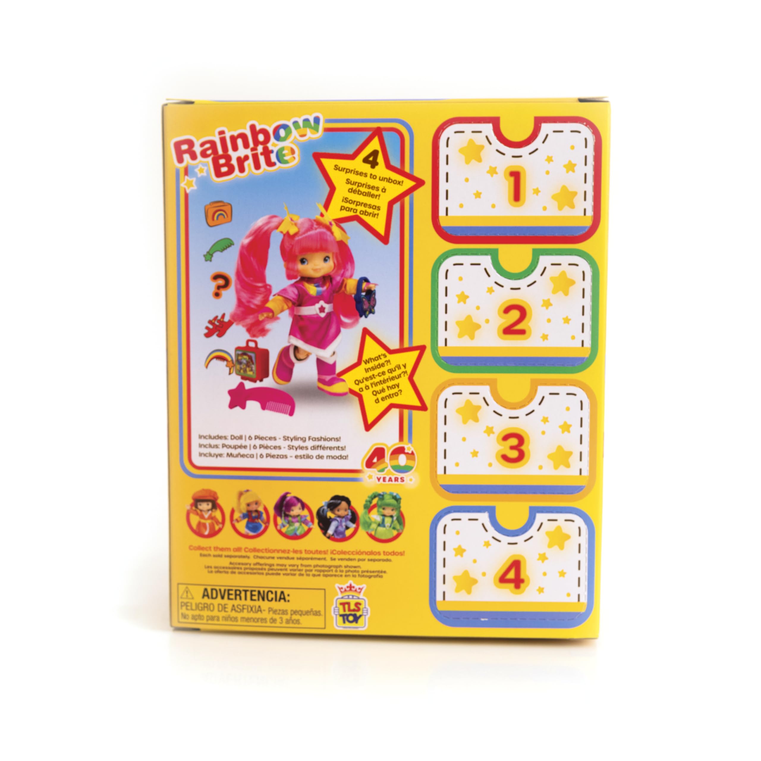 Foto 4 pulgar | Muñeca De Moda The Loyal Subjects Rainbow Brite Tickled Pink - Venta Internacional.