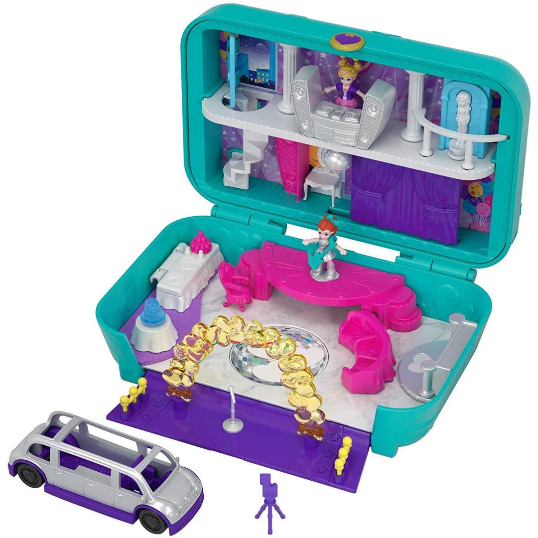 Foto 2 pulgar | Playset Polly Pocket Hidden Places Dance Par-taay! - Venta Internacional.