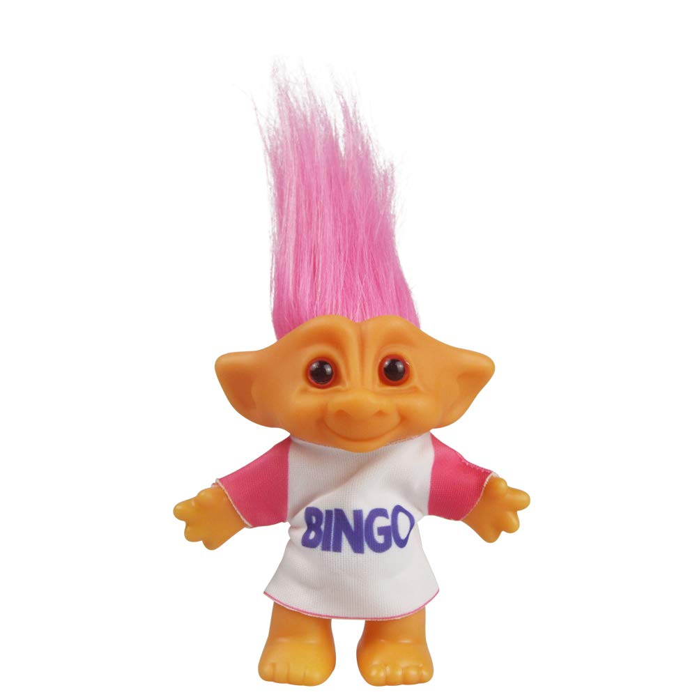 Foto 2 pulgar | Muñeca Troll Vintage Yintlilocn Lucky Chromatic 19 Cm Rosa - Venta Internacional.