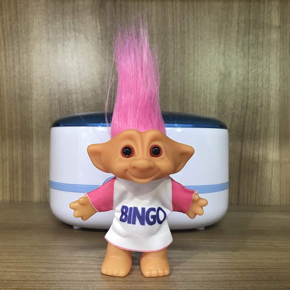 Foto 5 pulgar | Muñeca Troll Vintage Yintlilocn Lucky Chromatic 19 Cm Rosa - Venta Internacional.