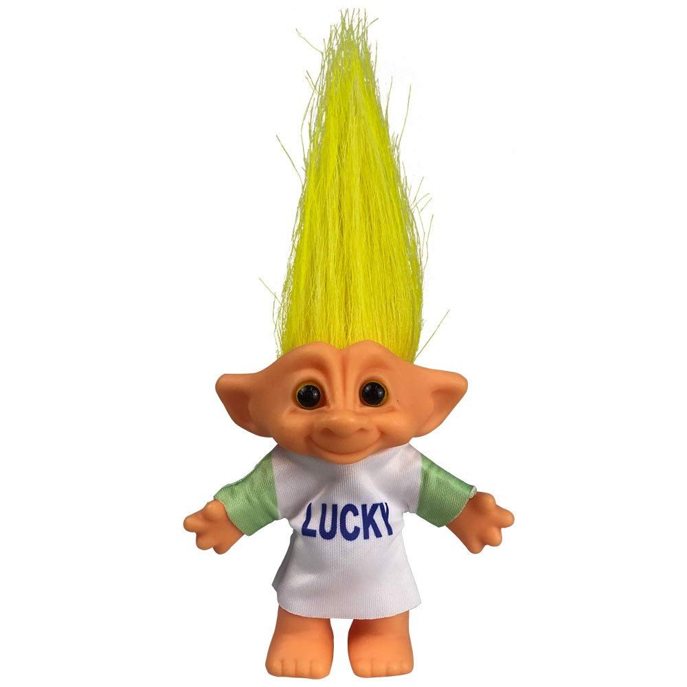 Foto 2 pulgar | Muñecas Troll Yintlilocn Vintage De 7.5 Pulgadas Con Pelo Amarillo - Venta Internacional.