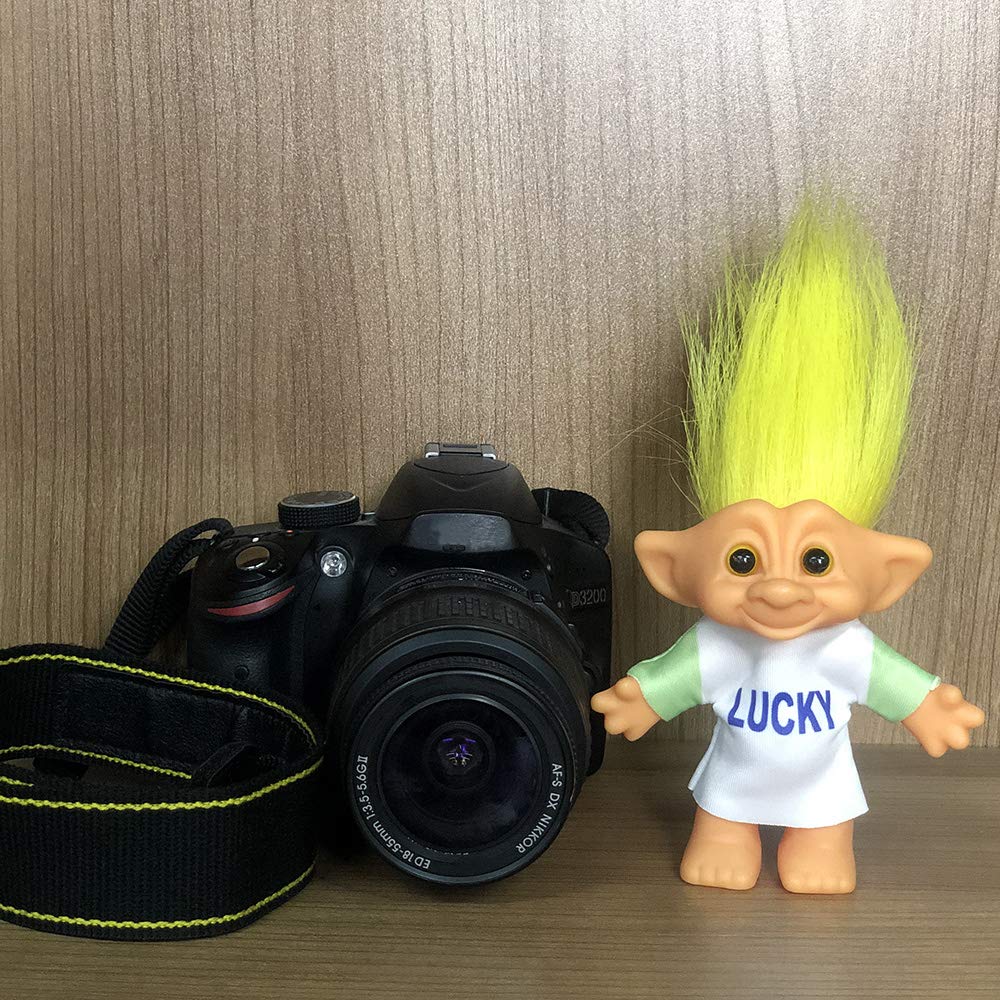 Foto 4 pulgar | Muñecas Troll Yintlilocn Vintage De 7.5 Pulgadas Con Pelo Amarillo - Venta Internacional.