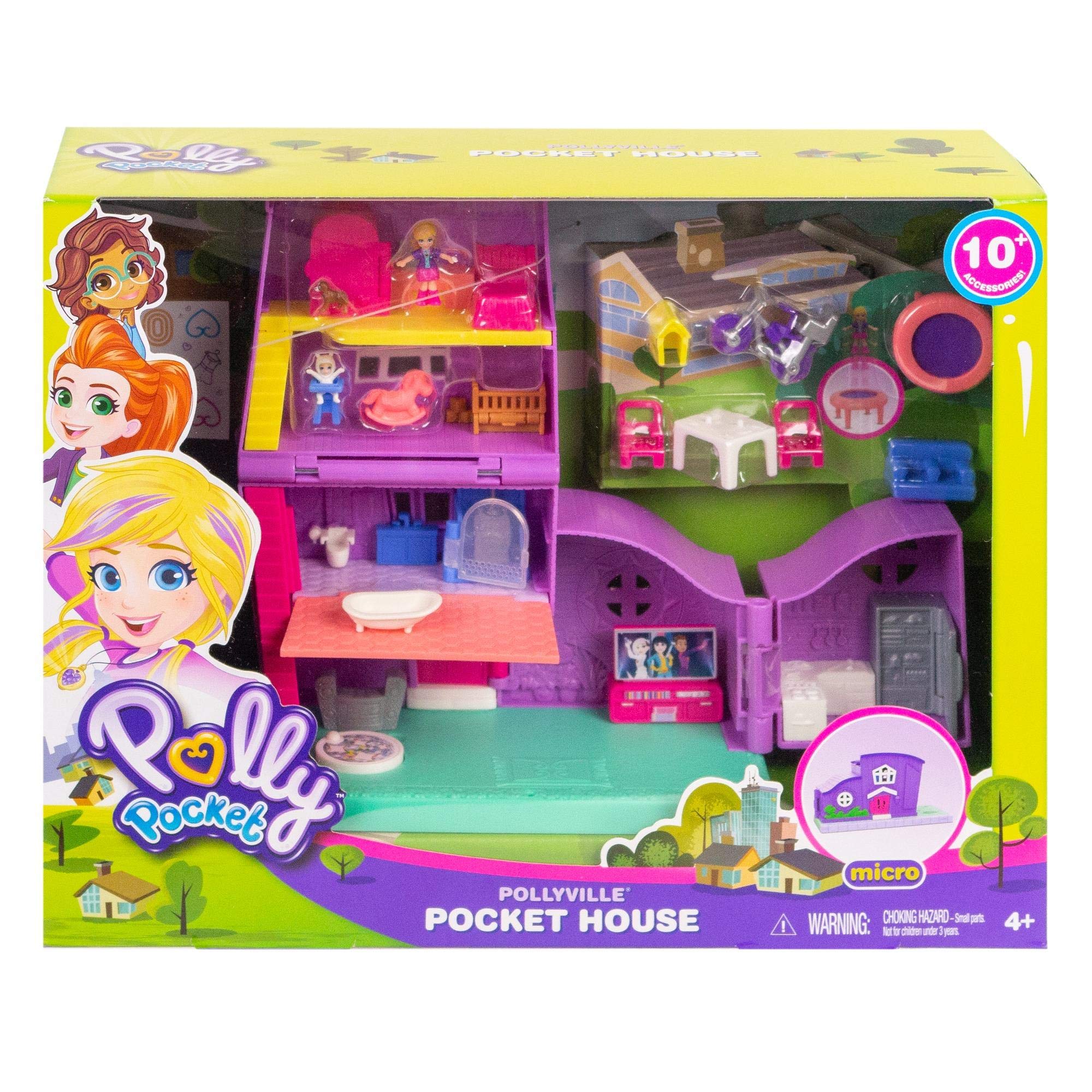 Foto 5 pulgar | Casa De Muñecas Playset Polly Pocket Con Micromuñeca, Bicicleta Y Acceso. - Venta Internacional.
