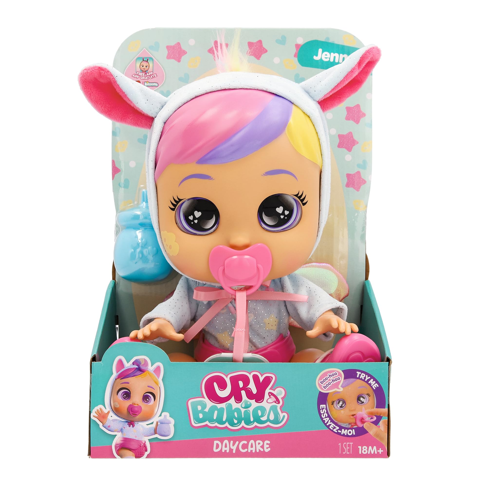 Foto 3 pulgar | Guardería Baby Doll Cry Babies Jenna -12 Para Niñas Mayores De 18 Años - Venta Internacional.