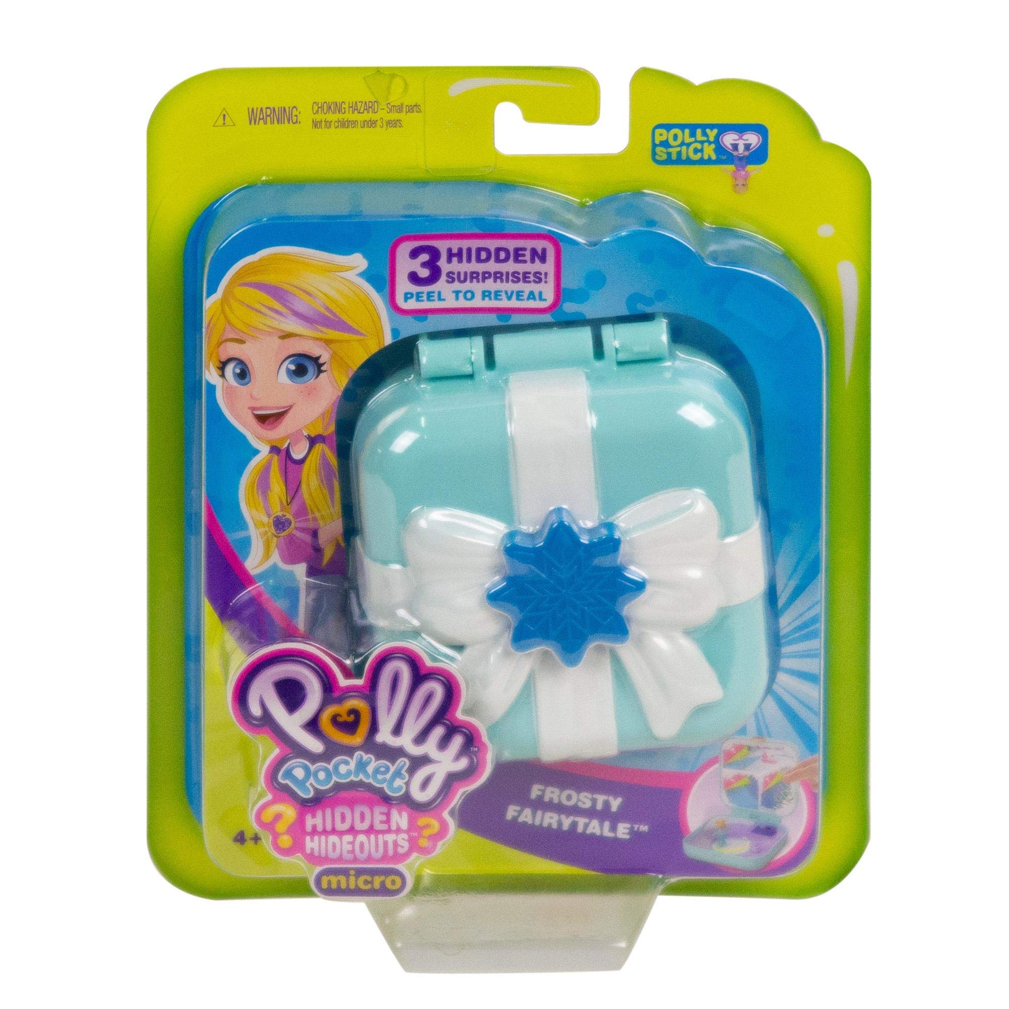 Foto 6 pulgar | Set De Juego Polly Pocket Hidden Hideouts Frosty Fairytale - Venta Internacional.