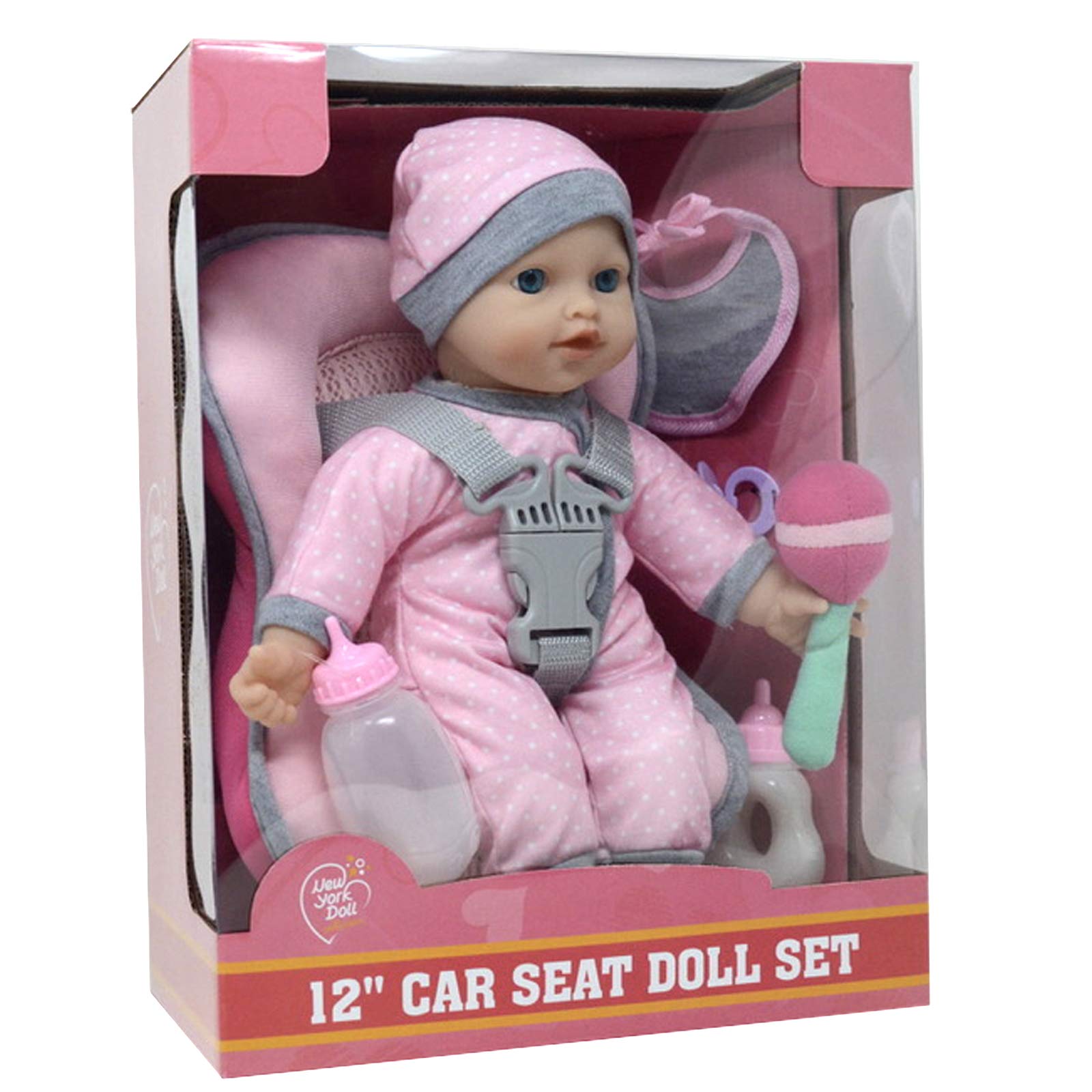 Foto 7 pulgar | Asiento De Coche Travel Playset Doll Con Cuerpo Blando De 30 Cm - Venta Internacional.