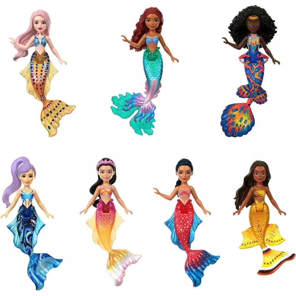 Foto 2 pulgar | Set De Muñecas Mattel Disney Princess La Sirenita Ariel & Sisters - Venta Internacional.