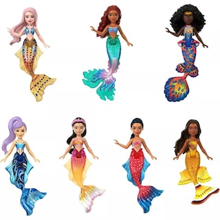 Foto 1 | Set De Muñecas Mattel Disney Princess La Sirenita Ariel & Sisters - Venta Internacional.