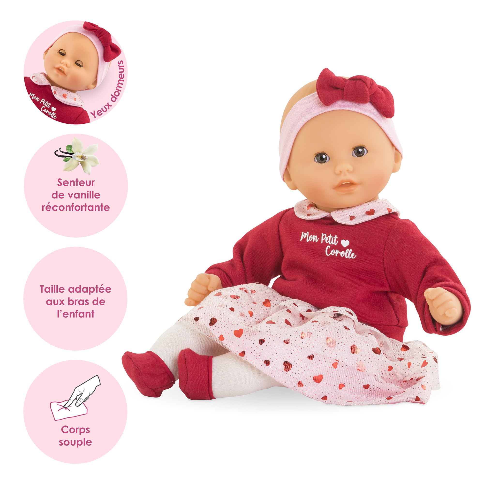 Foto 4 pulgar | Muñeca Corolle My First Baby Calin Margaux Con Pétalos De Corazón, 30 Cm - Venta Internacional.