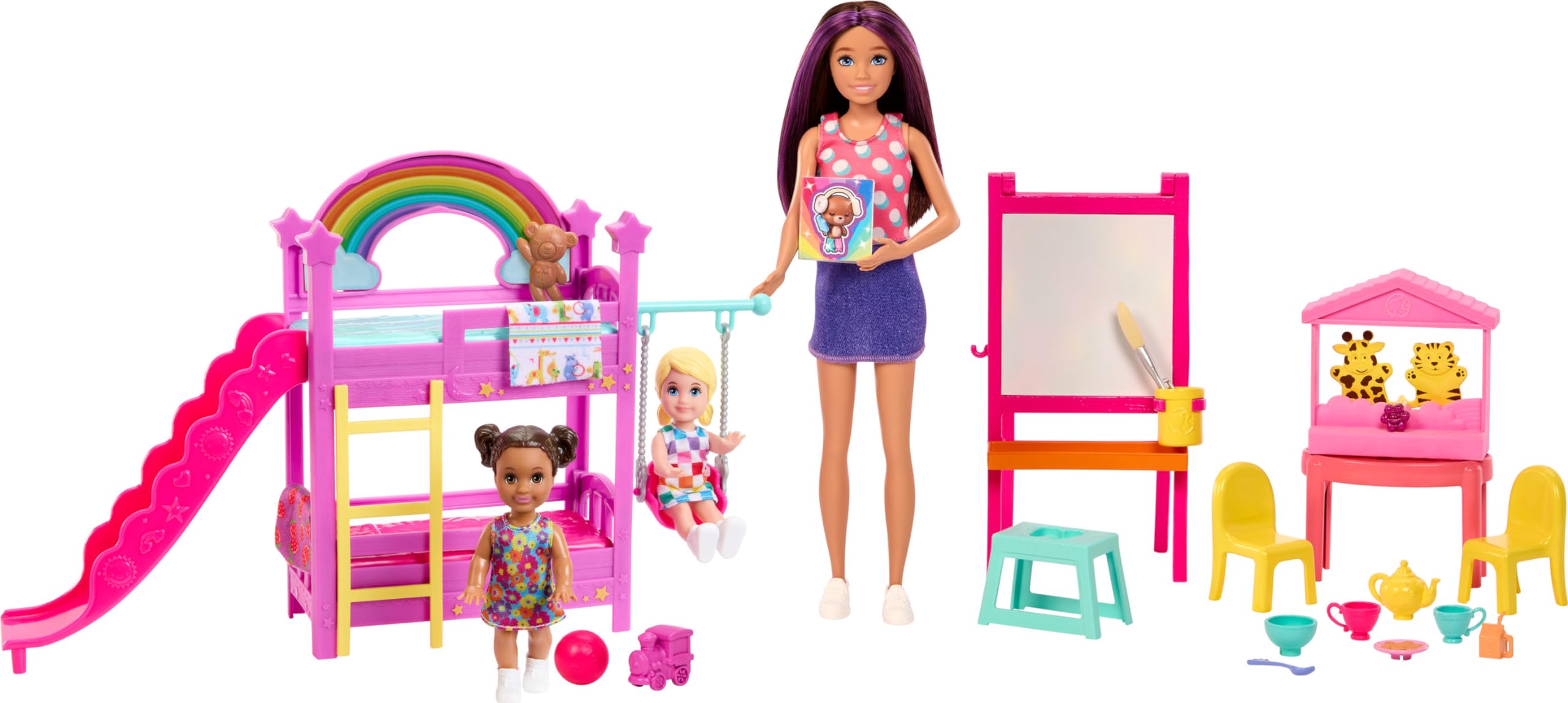 Foto 2 pulgar | Guardería Playset Barbie Skipper First Jobs Con 3 Muñecas - Venta Internacional.