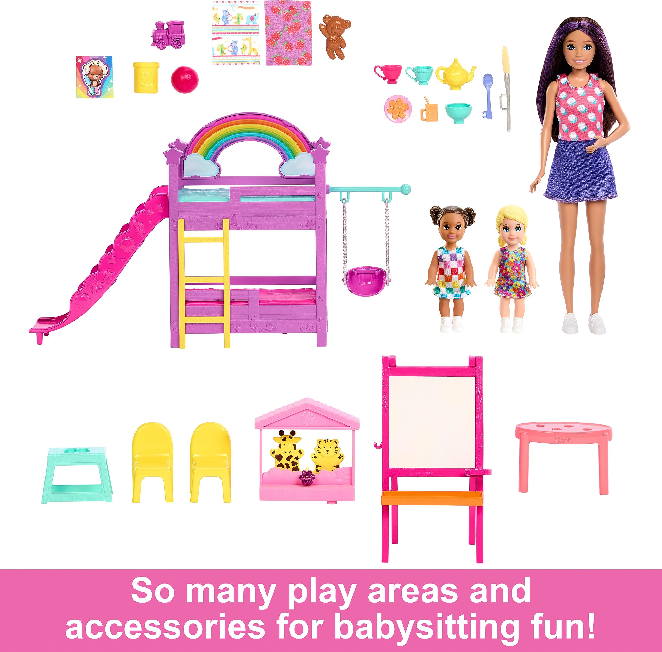 Foto 4 pulgar | Guardería Playset Barbie Skipper First Jobs Con 3 Muñecas - Venta Internacional.