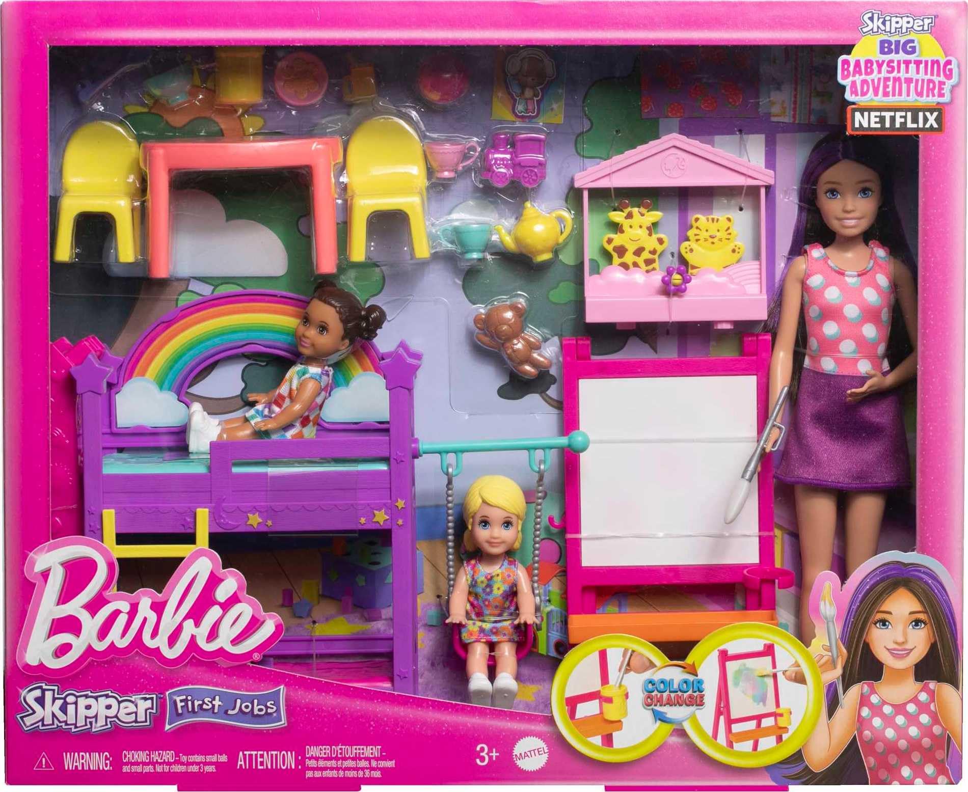 Foto 8 pulgar | Guardería Playset Barbie Skipper First Jobs Con 3 Muñecas - Venta Internacional.