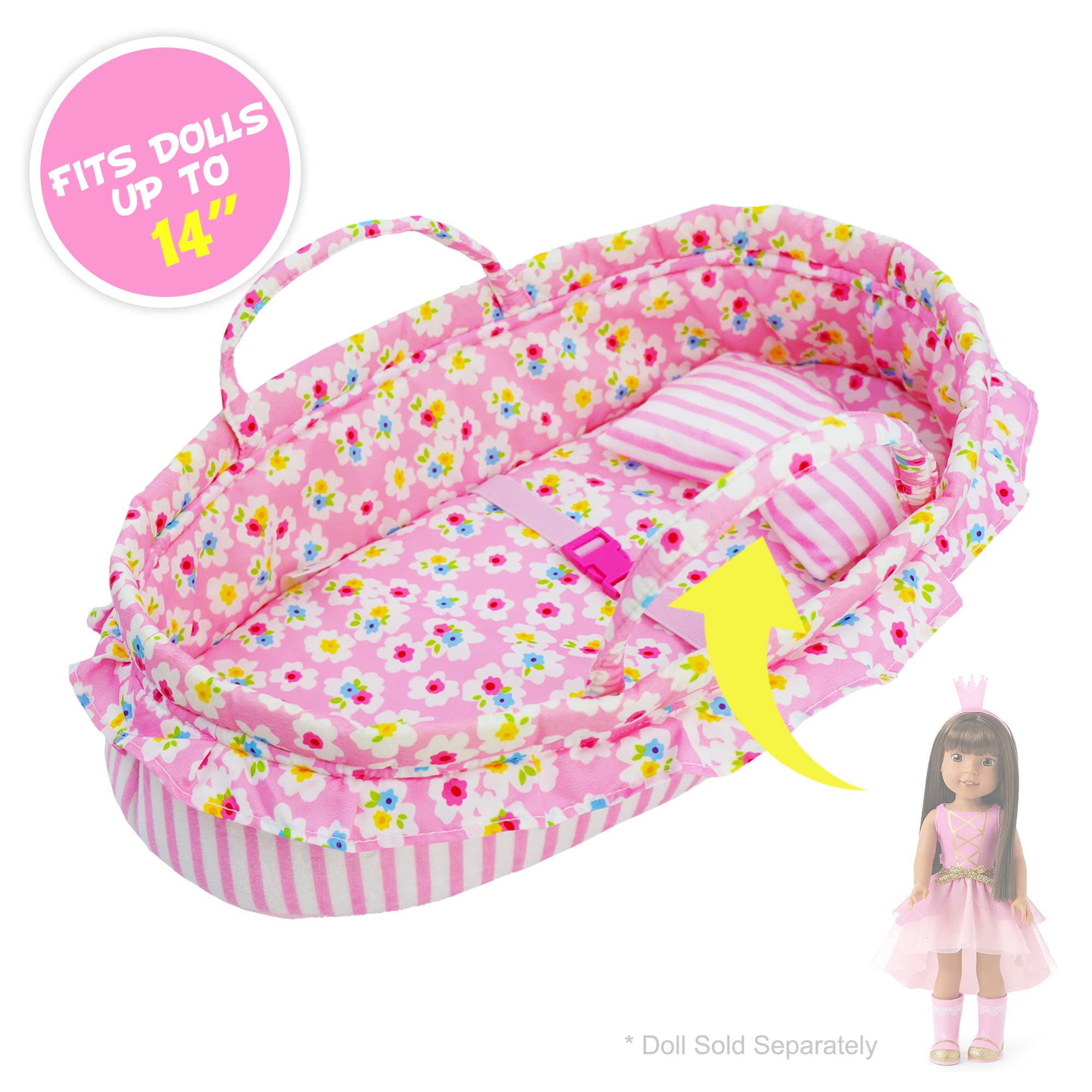 Foto 3 pulgar | Cesta Para Muñecas June Garden Cozy Dream Para Niña Americana De 14 Pulgadas - Venta Internacional.
