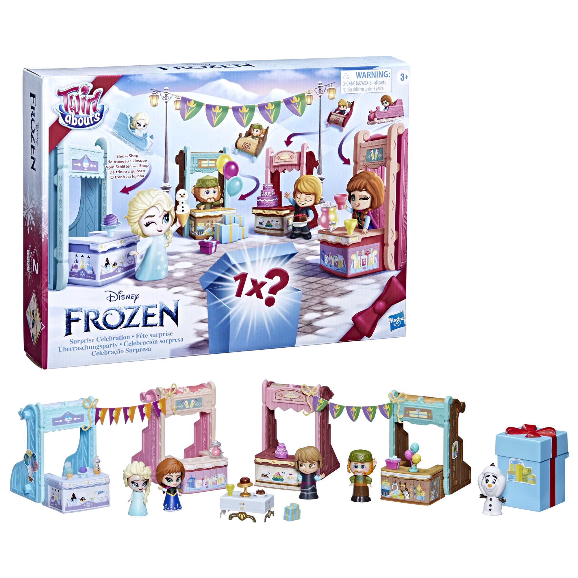 Foto 2 pulgar | Celebración Sorpresa De Playset Disney Frozen 2 Twirlabouts - Venta Internacional.