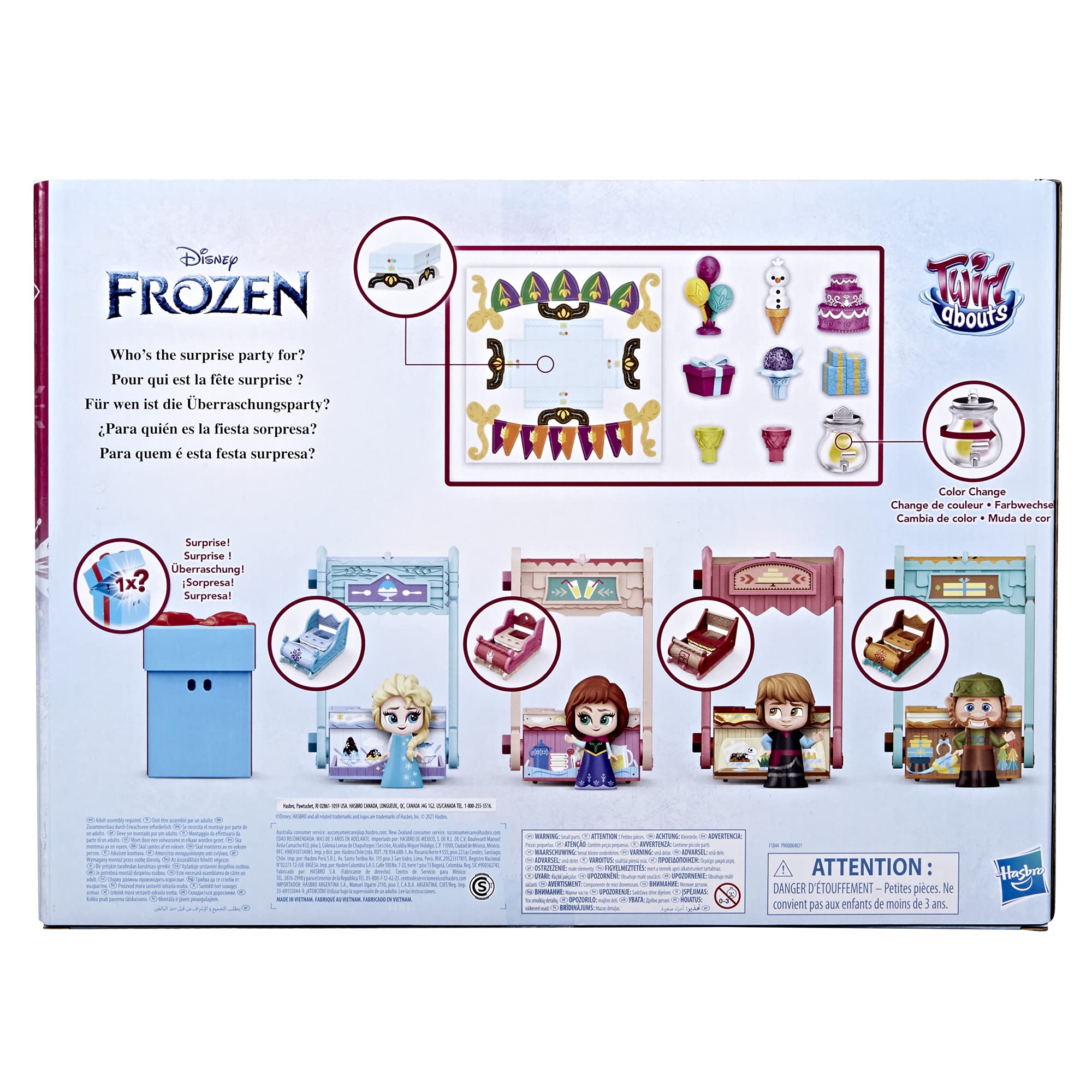 Foto 7 pulgar | Celebración Sorpresa De Playset Disney Frozen 2 Twirlabouts - Venta Internacional.
