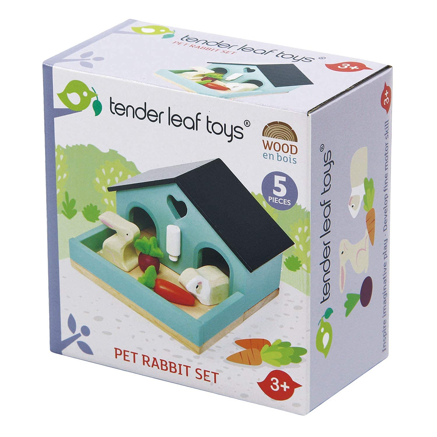 Foto 4 pulgar | Set De Juguetes Tender Leaf Para Casa De Muñecas A Partir De 3 Años Con Conejo - Venta Internacional.