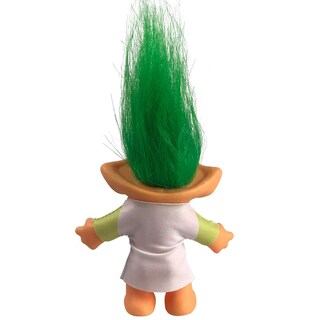 Foto 2 | Muñeca Troll Yintlilocn Vintage De 7.5 Pulgadas Con Pelo Verde De Pvc - Venta Internacional.