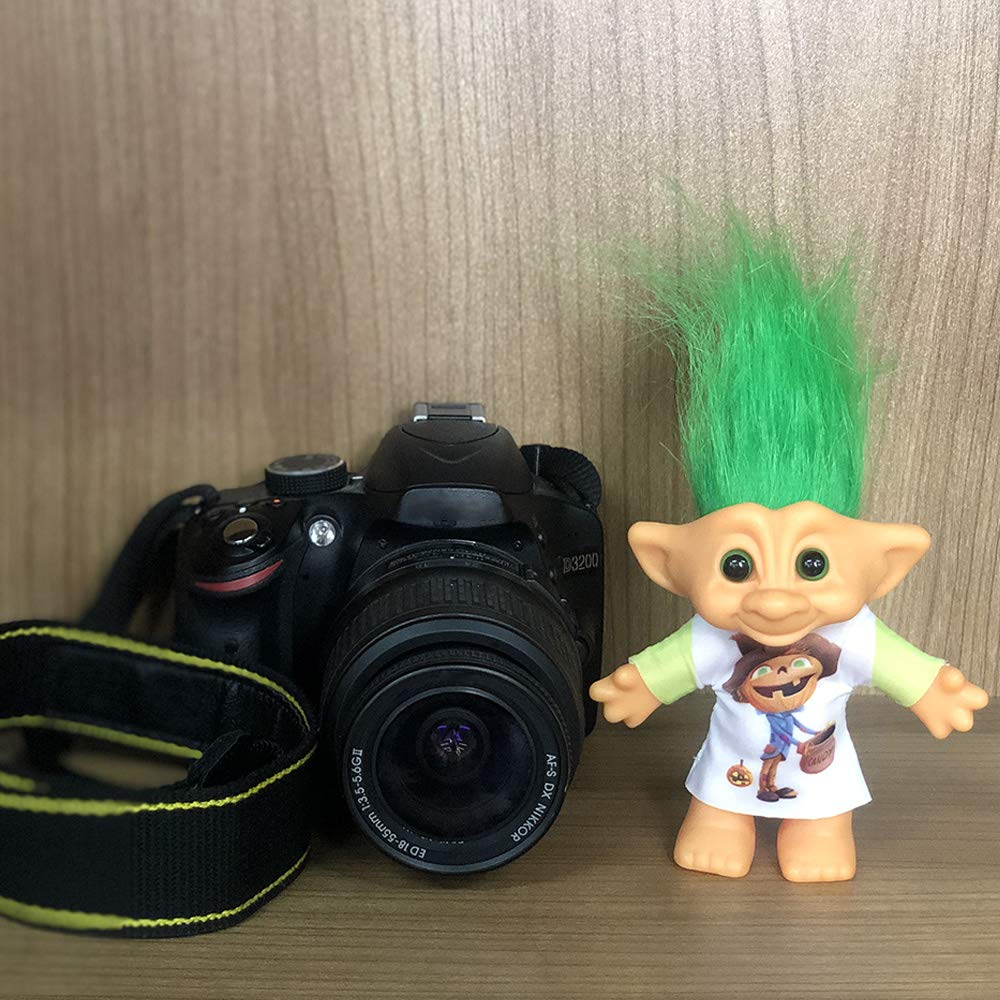 Foto 4 pulgar | Muñeca Troll Yintlilocn Vintage De 7.5 Pulgadas Con Pelo Verde De Pvc - Venta Internacional.