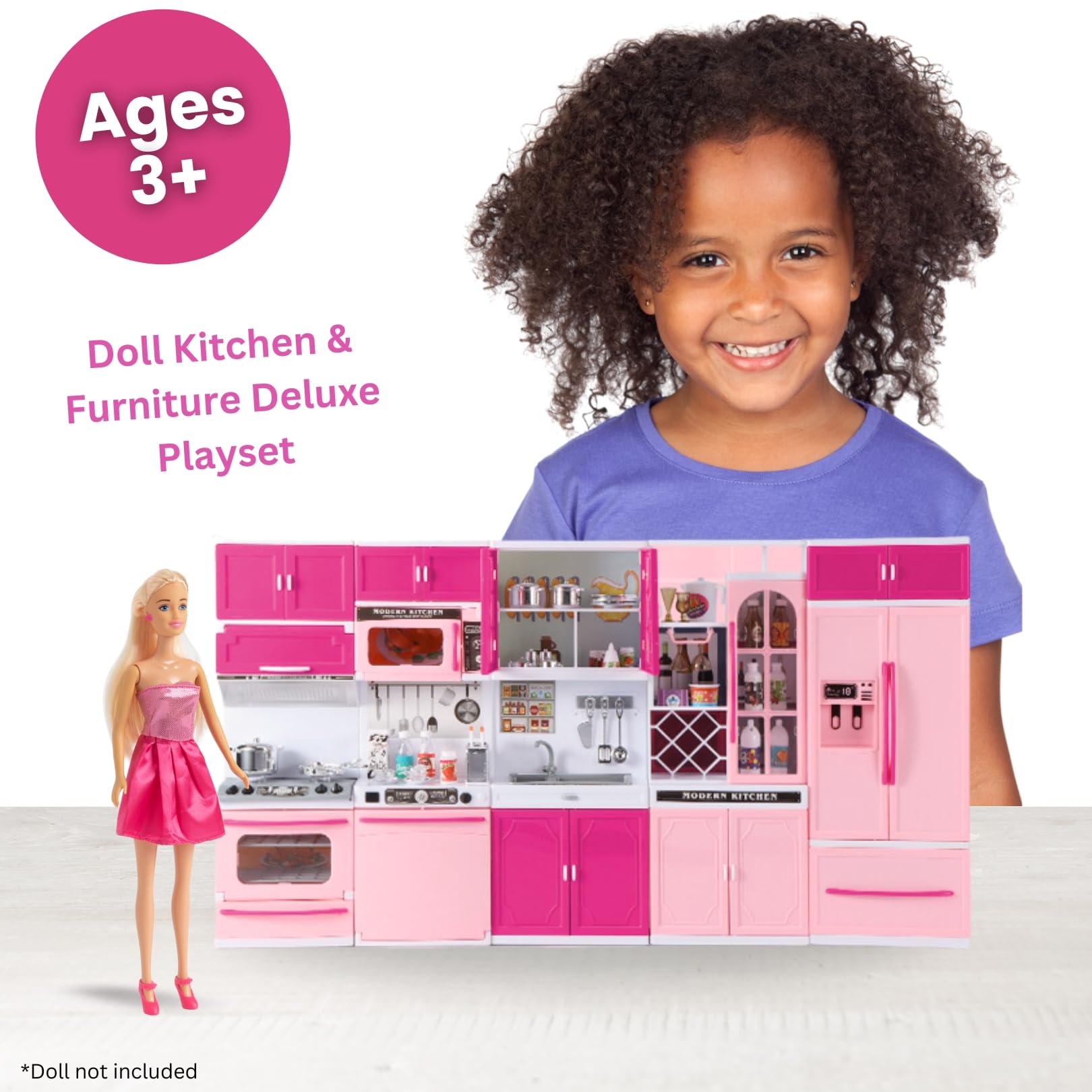 Foto 7 pulgar | Set De Juego Para Muñecas Liberty Imports My Modern Mini Kitchen - Venta Internacional.