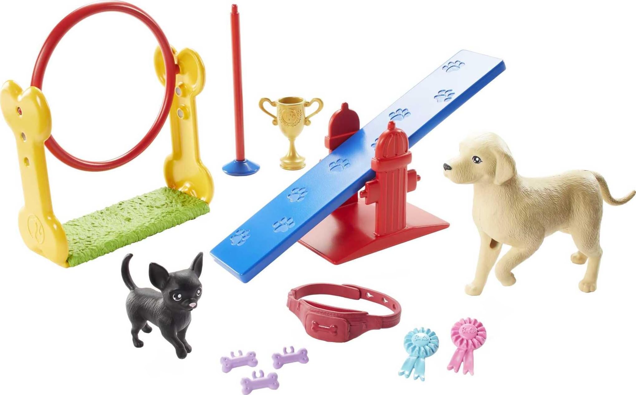 Foto 6 pulgar | Entrenador De Perros Playset Barbie Careers Con Ken Doll Y 2 Perros - Venta Internacional.