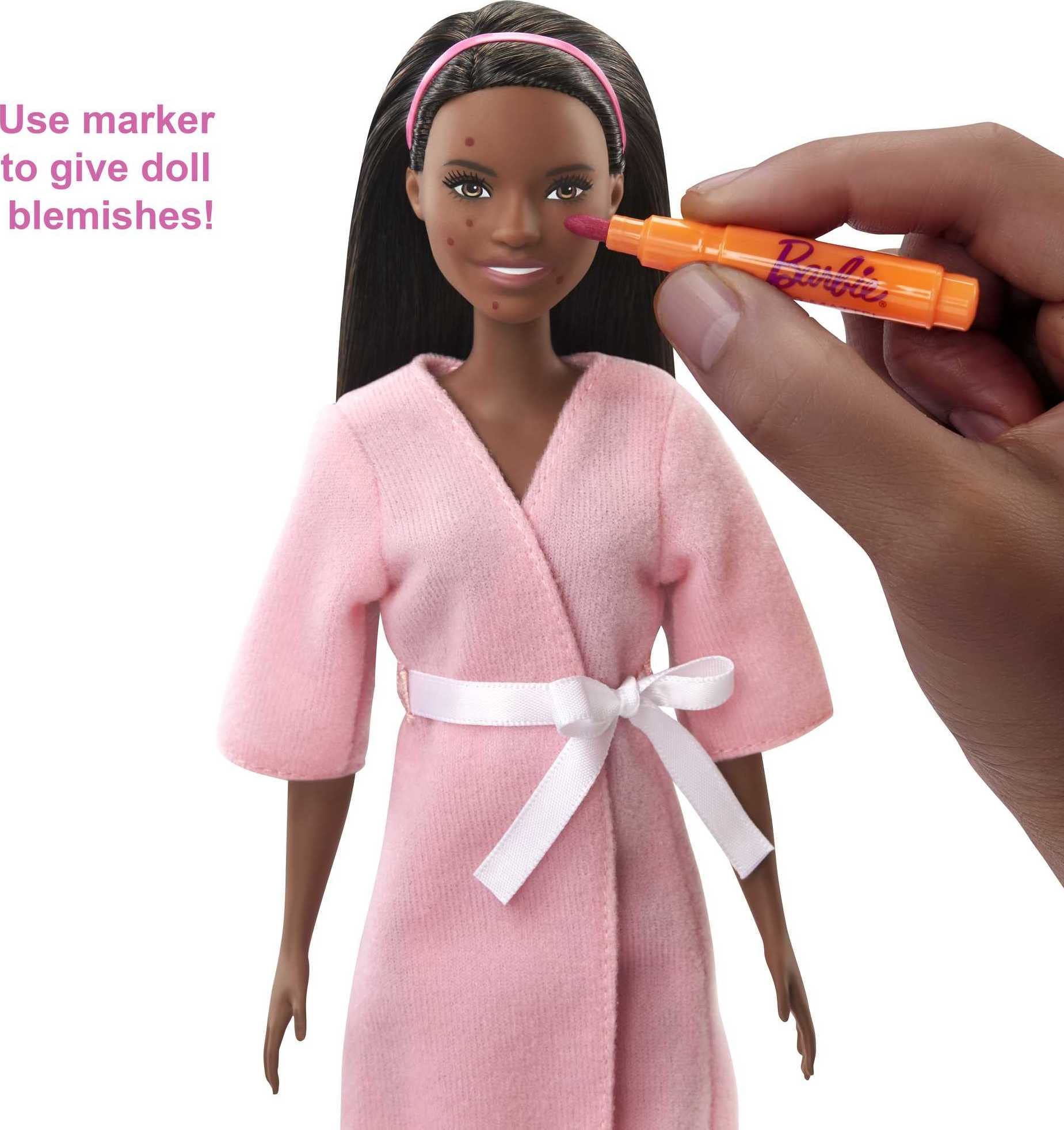Foto 5 pulgar | Mascarilla Facial Playset Barbie Para Día De Spa Con Muñeca Barbie Morena - Venta Internacional.