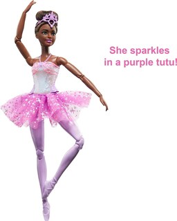 Foto 4 | Muñeca Barbie Dreamtopia Twinkle Lights, Bailarina Con 5 Shows - Venta Internacional.