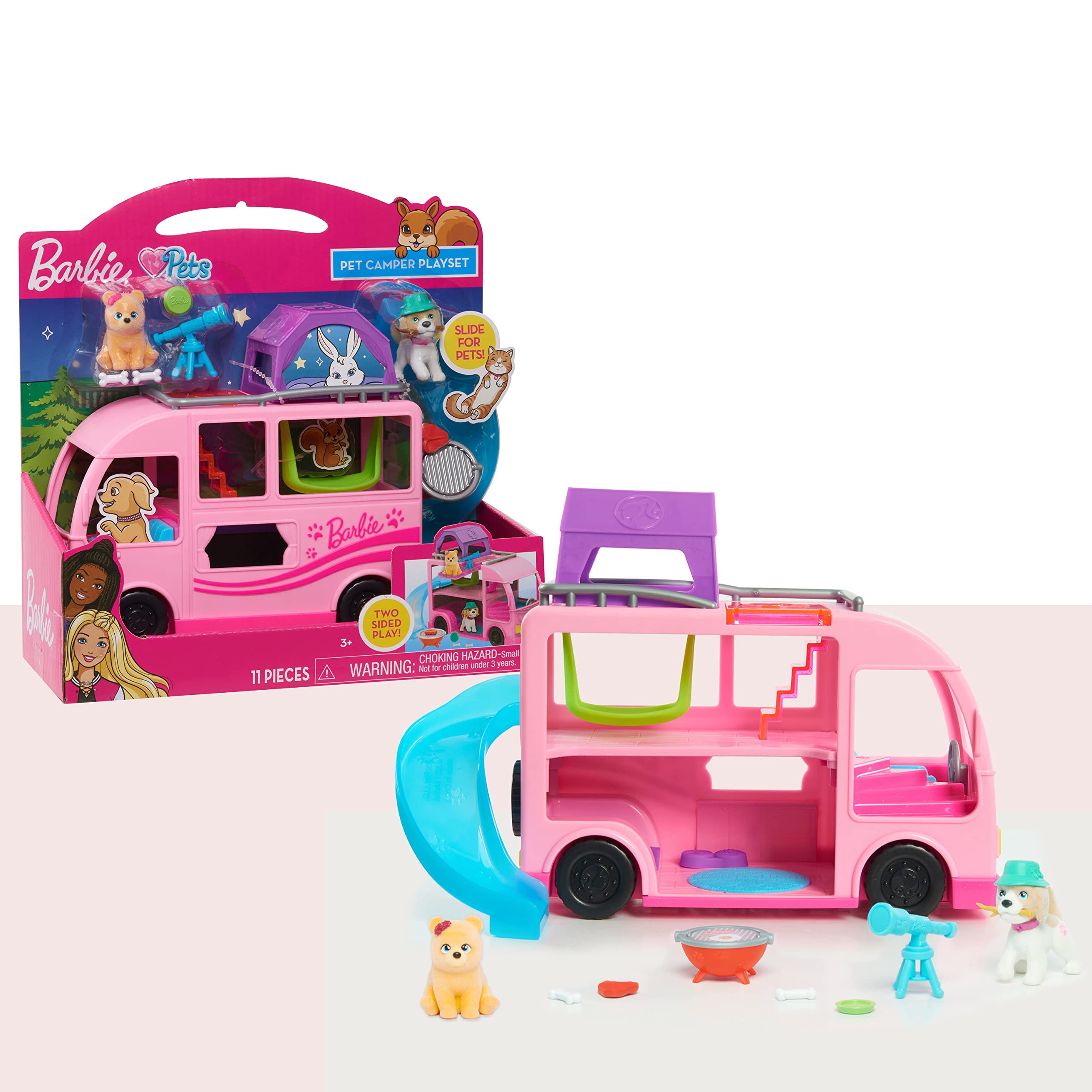 Foto 2 pulgar | Playset Barbie Pet Camper Con Figuras De Mascotas De 1.5 Pulgadas O Más De 3 Años - Venta Internacional.