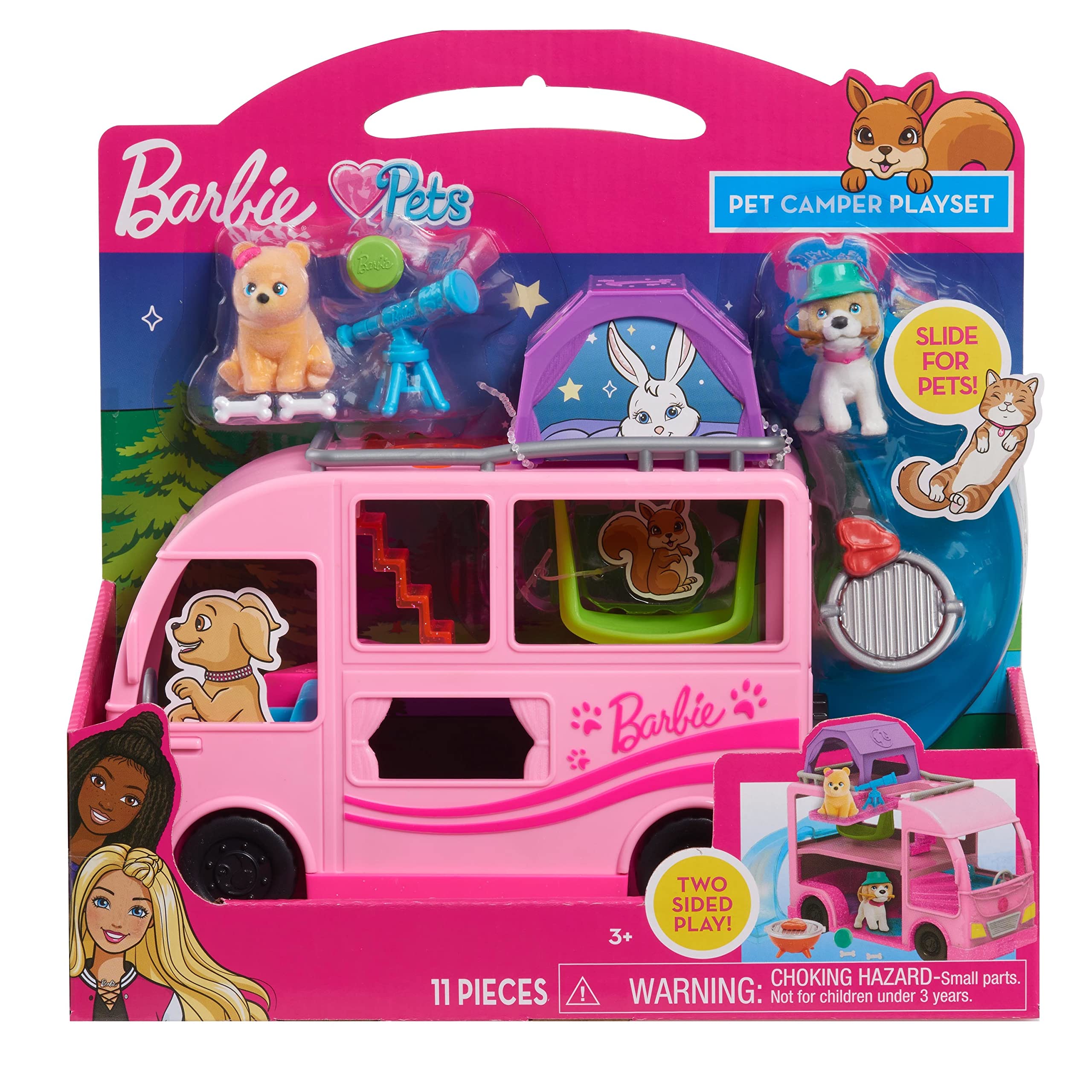 Foto 8 pulgar | Playset Barbie Pet Camper Con Figuras De Mascotas De 1.5 Pulgadas O Más De 3 Años - Venta Internacional.
