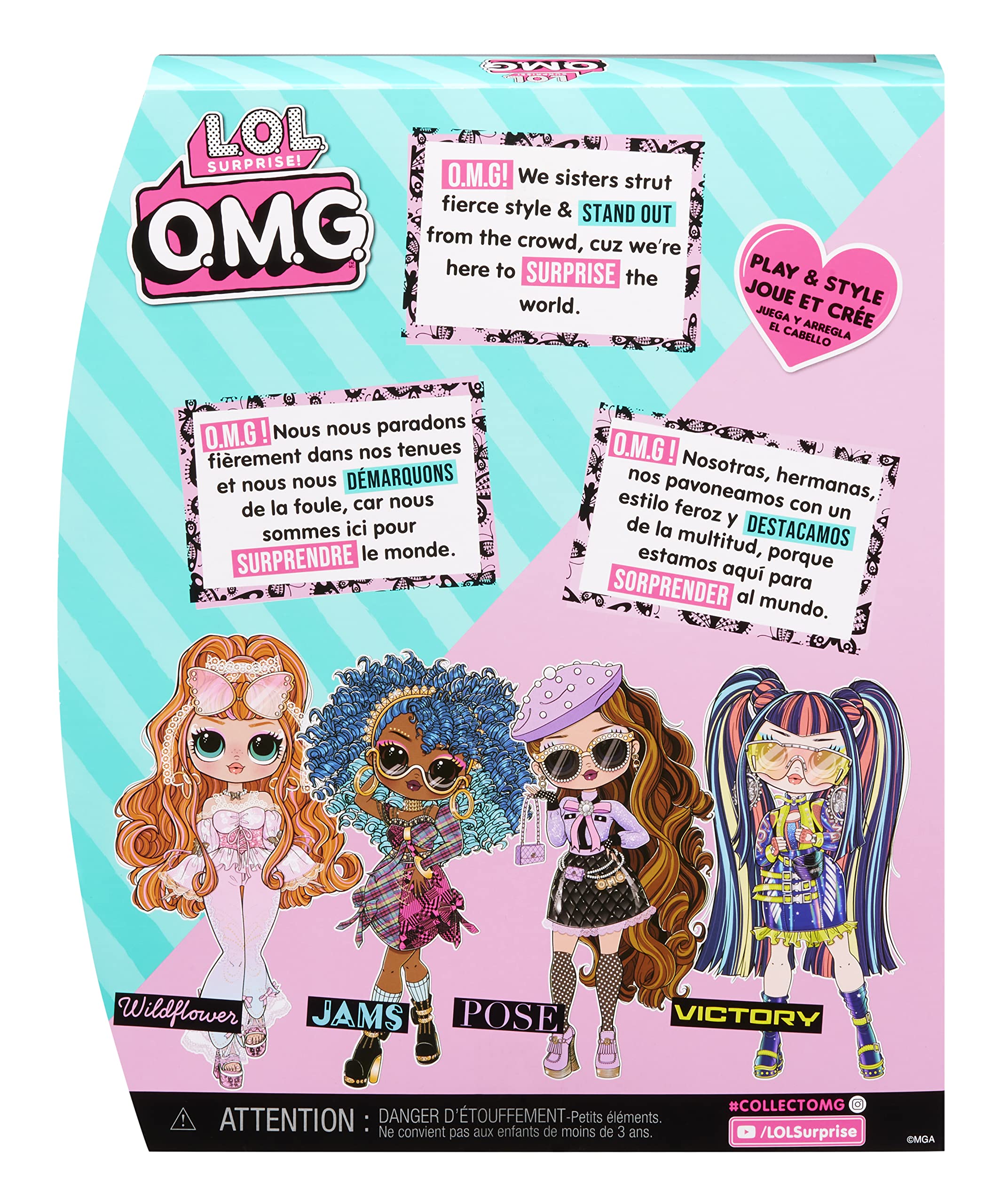 Foto 7 pulgar | Muñeca De Moda L.o.l. ¡sorpresa! Lol Surprise Omg Wildflower 4+ - Venta Internacional.