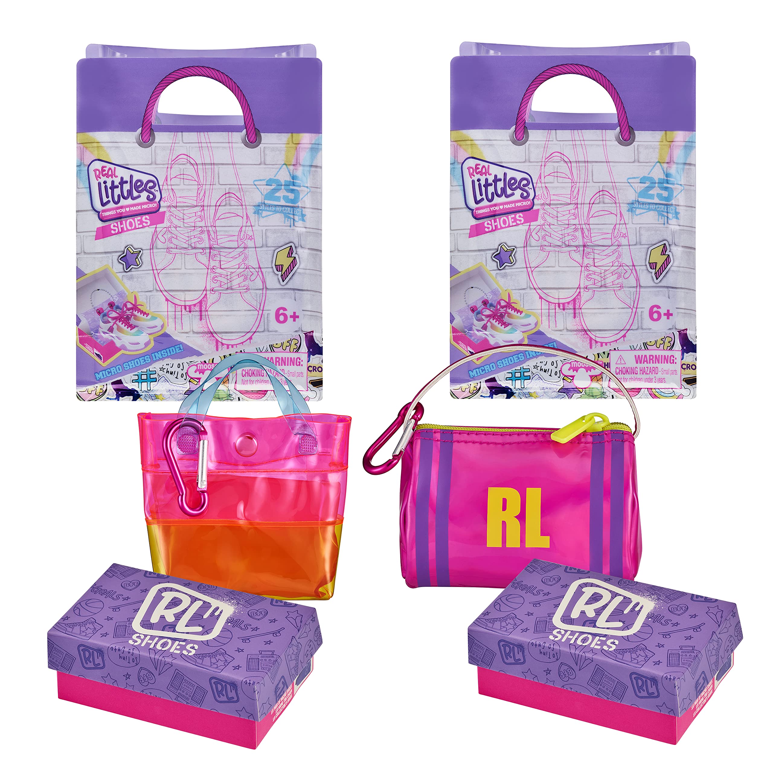 Foto 3 pulgar | Microzapatillas Y Bolso Coleccionables Real Littles Con Sorpresas - Venta Internacional.