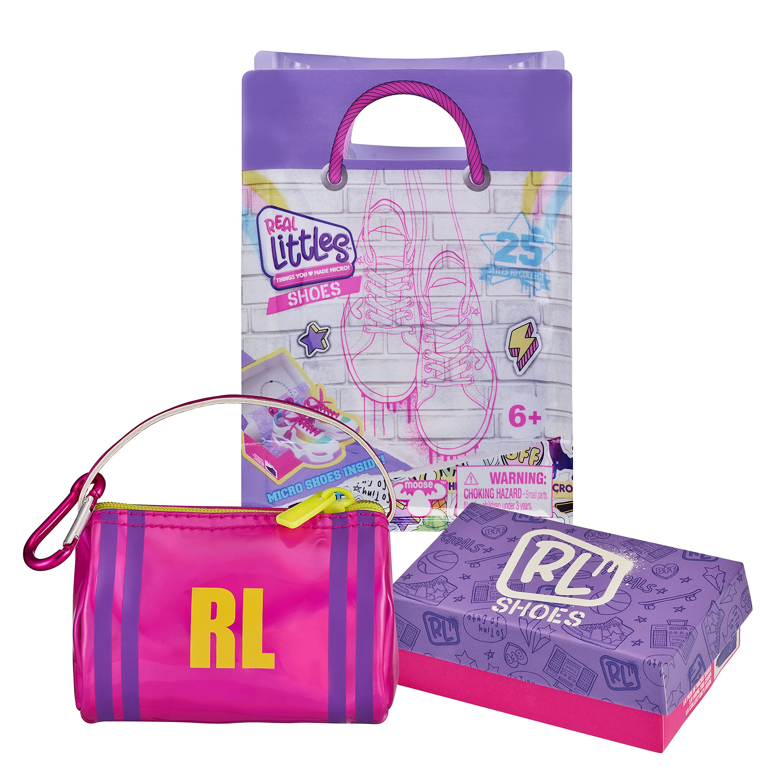 Foto 7 pulgar | Microzapatillas Y Bolso Coleccionables Real Littles Con Sorpresas - Venta Internacional.