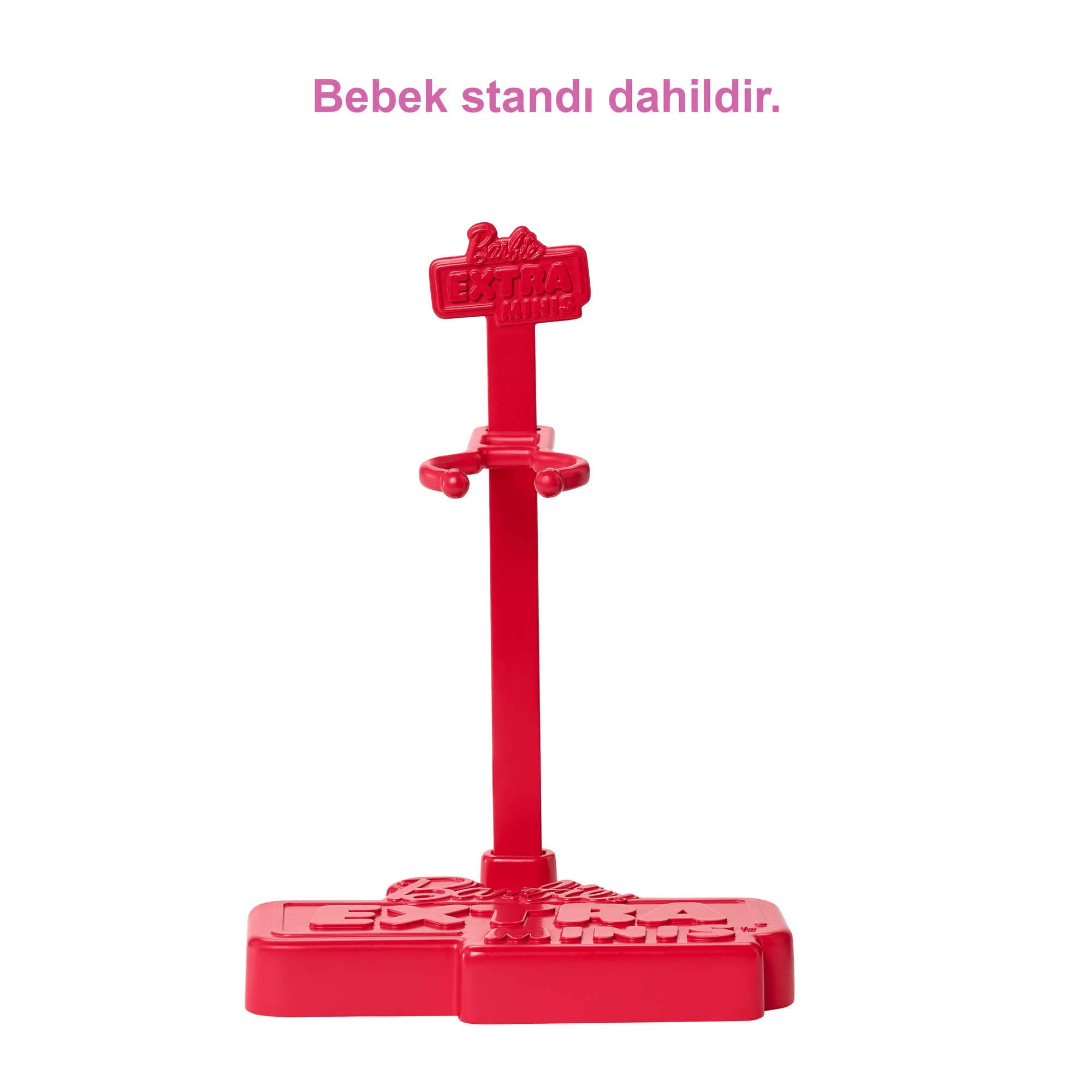 Foto 6 | Minimuñeca Barbie Extra #4 De 14 Cm Con Soporte Y Accesorios - Venta Internacional.
