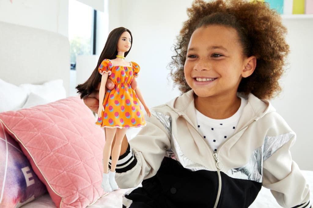 Foto 3 | Muñeca De Moda Barbie Fashionistas #160 Con Pelo Largo Y Morena - Venta Internacional.