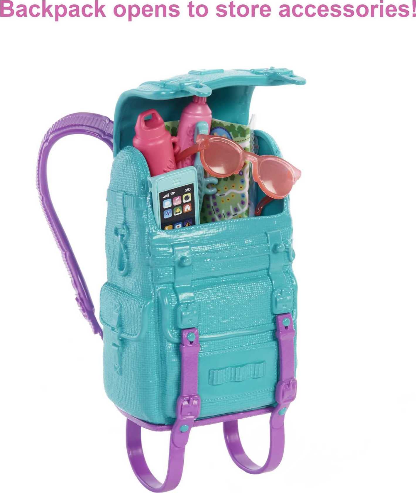 Foto 4 pulgar | Set Barbie It Takes Two Malibu Para Acampar Con Muñeca Y Accesorio - Venta Internacional.
