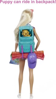 Foto 5 | Set Barbie It Takes Two Malibu Para Acampar Con Muñeca Y Accesorio - Venta Internacional.