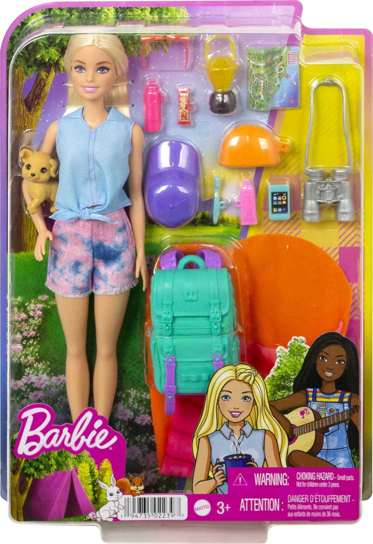 Foto 7 pulgar | Set Barbie It Takes Two Malibu Para Acampar Con Muñeca Y Accesorio - Venta Internacional.