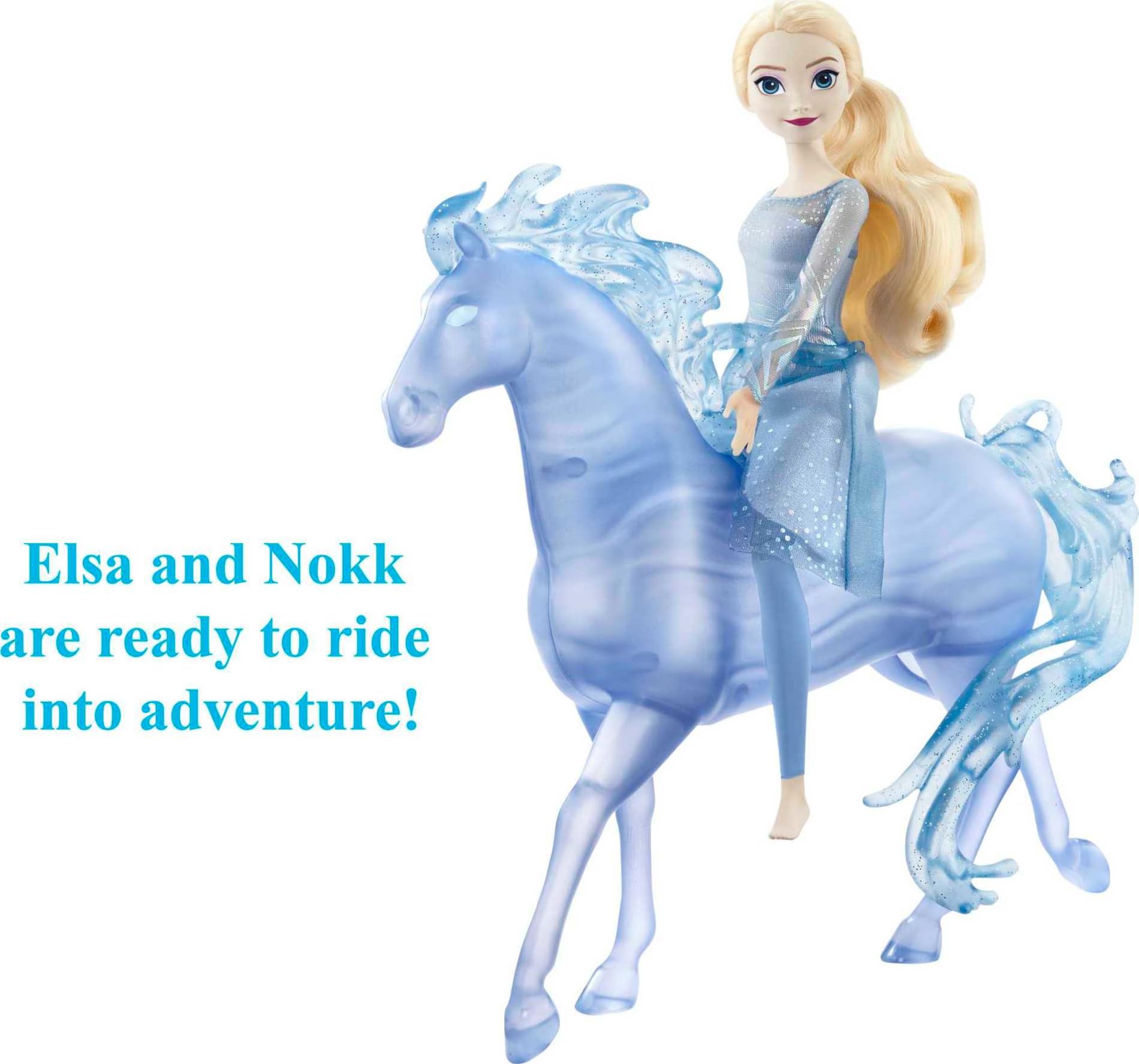 Foto 4 pulgar | Set De Juguetes Mattel Disney Frozen Elsa Fashion Doll & Horse Nokk - Venta Internacional.