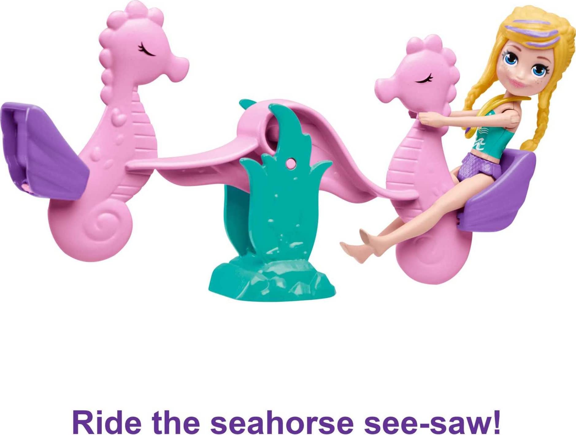 Foto 6 pulgar | Playset Polly Pocket Sea & Swim Adventure Con Muñeca De 3 Pulgadas - Venta Internacional.