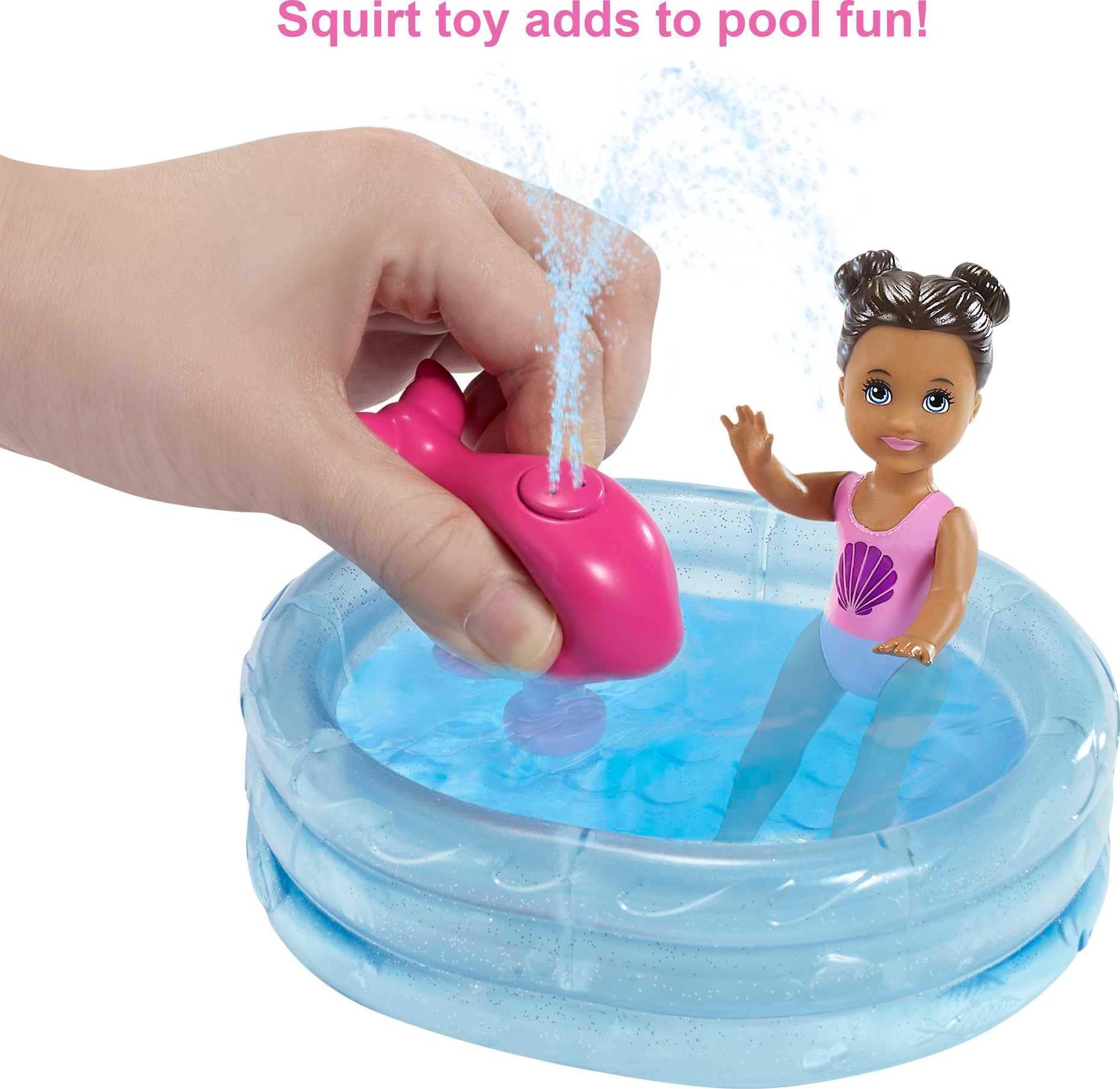 Foto 4 pulgar | Set De Juego Barbie Skipper Babysitters Inc Con Muñeca Skipper Y Piscina - Venta Internacional.